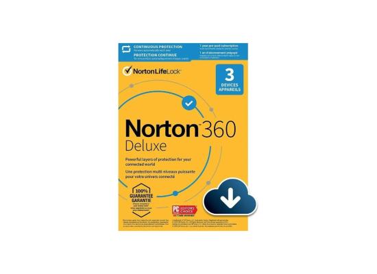 Norton Security 360 Dlx 25gb Ar 1u 3d 12 Mo3